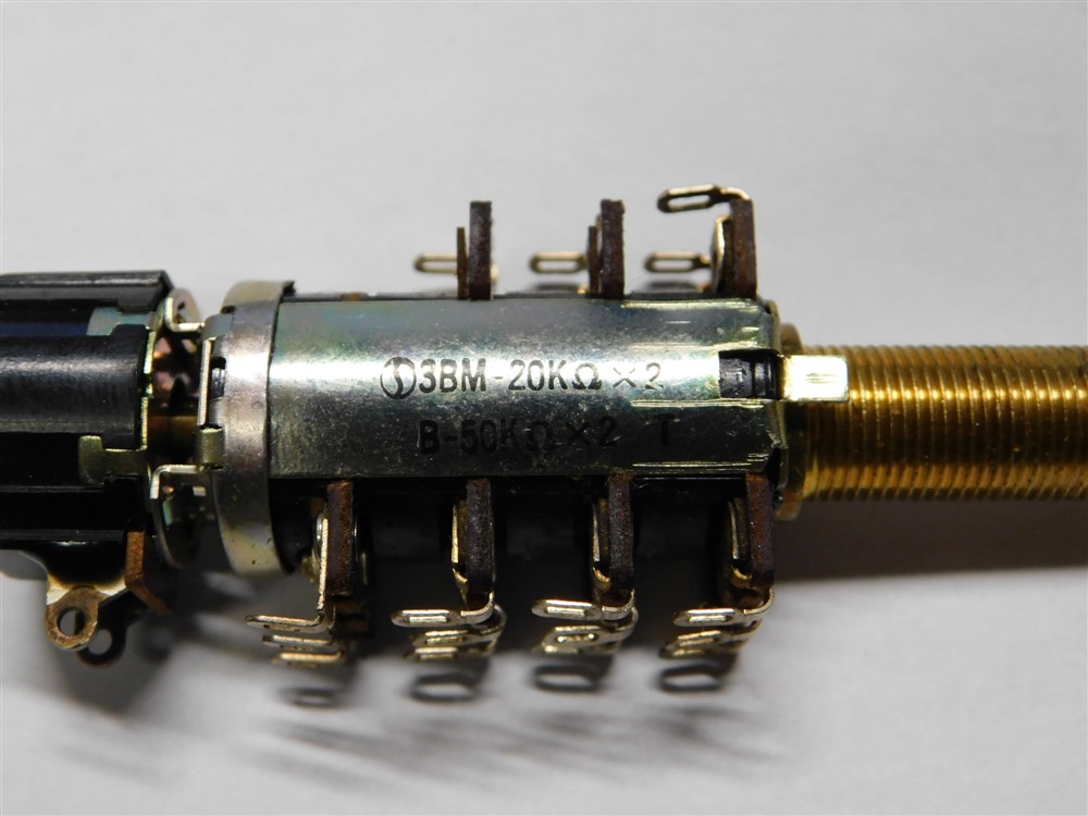 Vintage Automatic Radio 3BM Quadruple Potentiometer 2 X 20K Ohm 2 X 50K